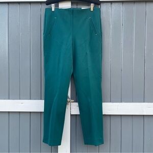 Chico's Women’s Teal Green Juliet Slim Leg Pants Size 8 NWT